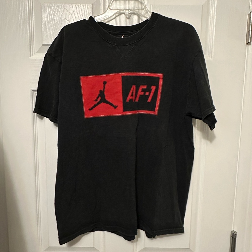 Jordan Air Force 1 AF 1 t-shirt jumpman logo men's large vintage